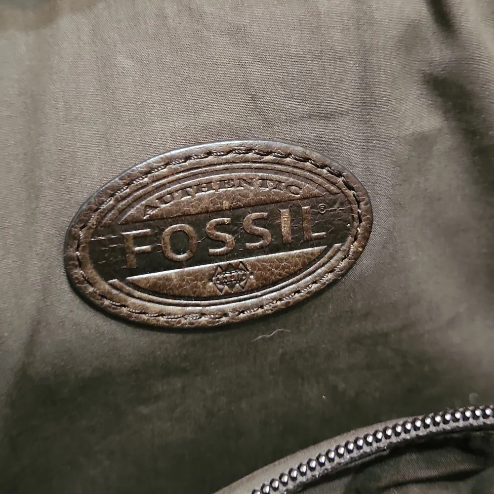 Fossil Leather/Nylon Messenger Bag - Picture 13 of 17
